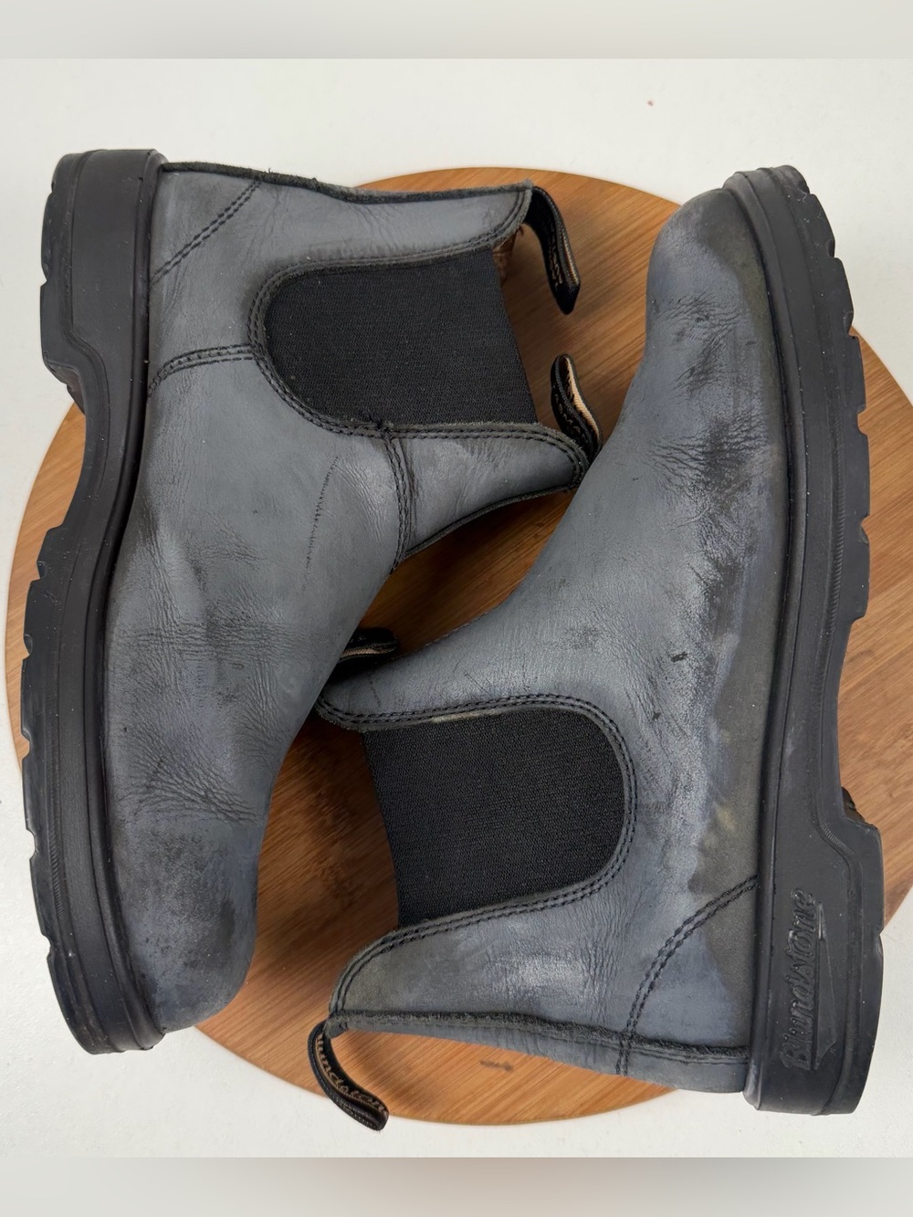 Blundstone Men's Black Leather Chukka Chelsea Boots - Picture 7 of 10